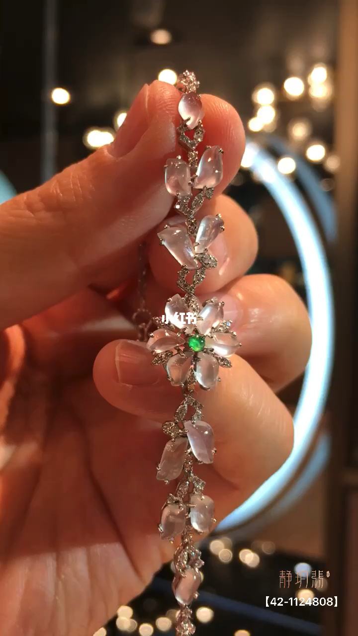 随形翡翠镶嵌手镯图片最新翡翠手镯镶嵌图片-第1张图片-翡翠网