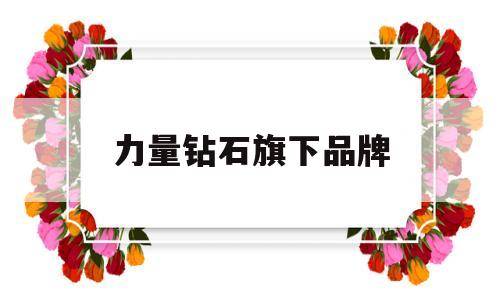 力量钻石旗下品牌,力量钻石上市定价